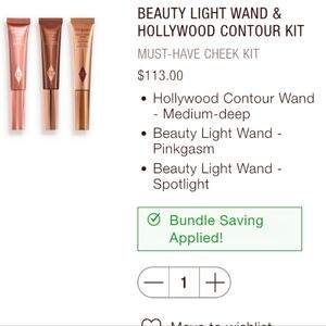 Charlotte Tilbury Beauty Light Wand Trio - Medium-Deep, Pink, Gold